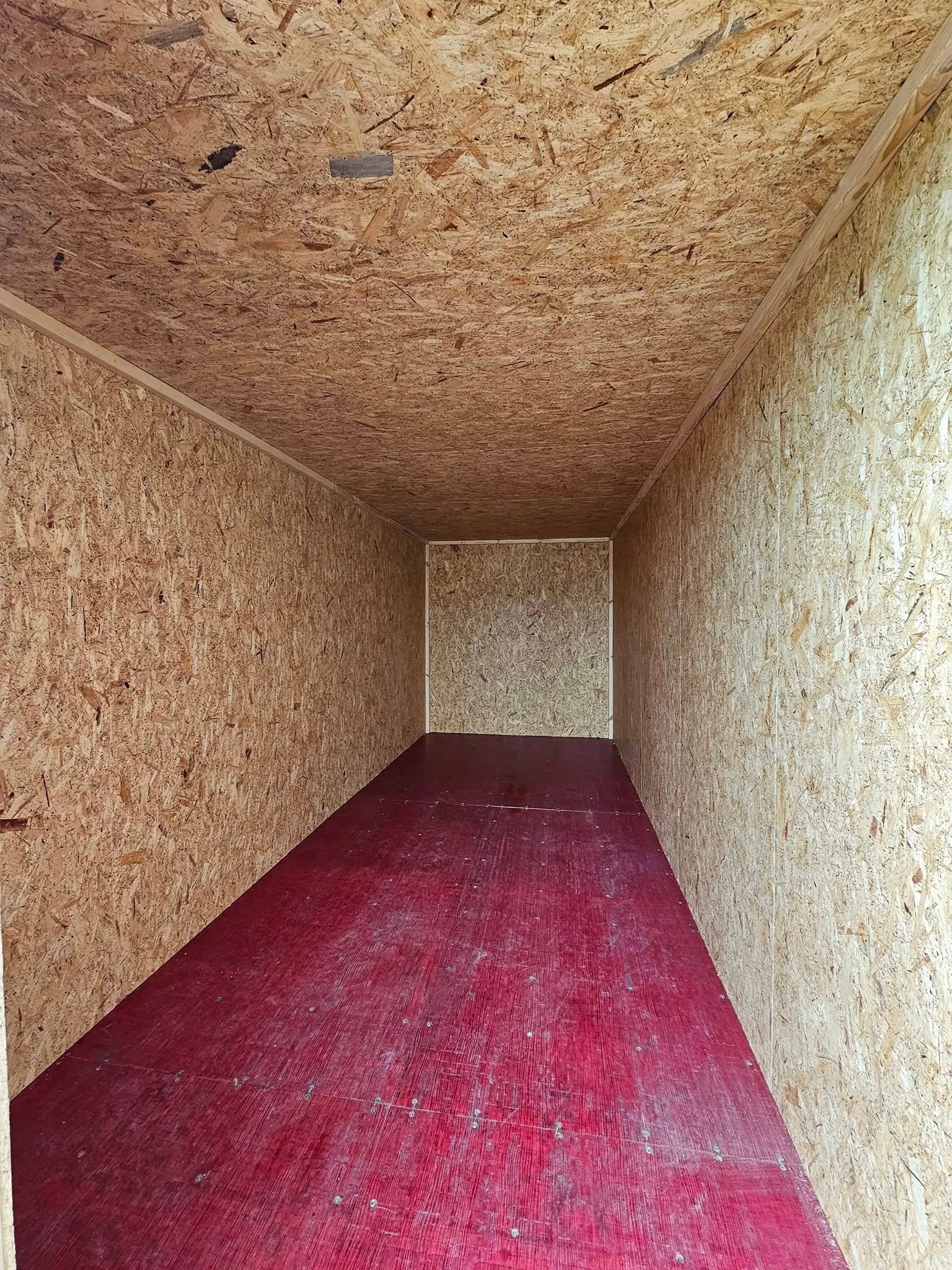 Isoleret container blå indeni