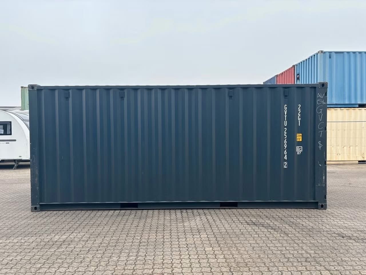 20 fods isoleret container vue laterale