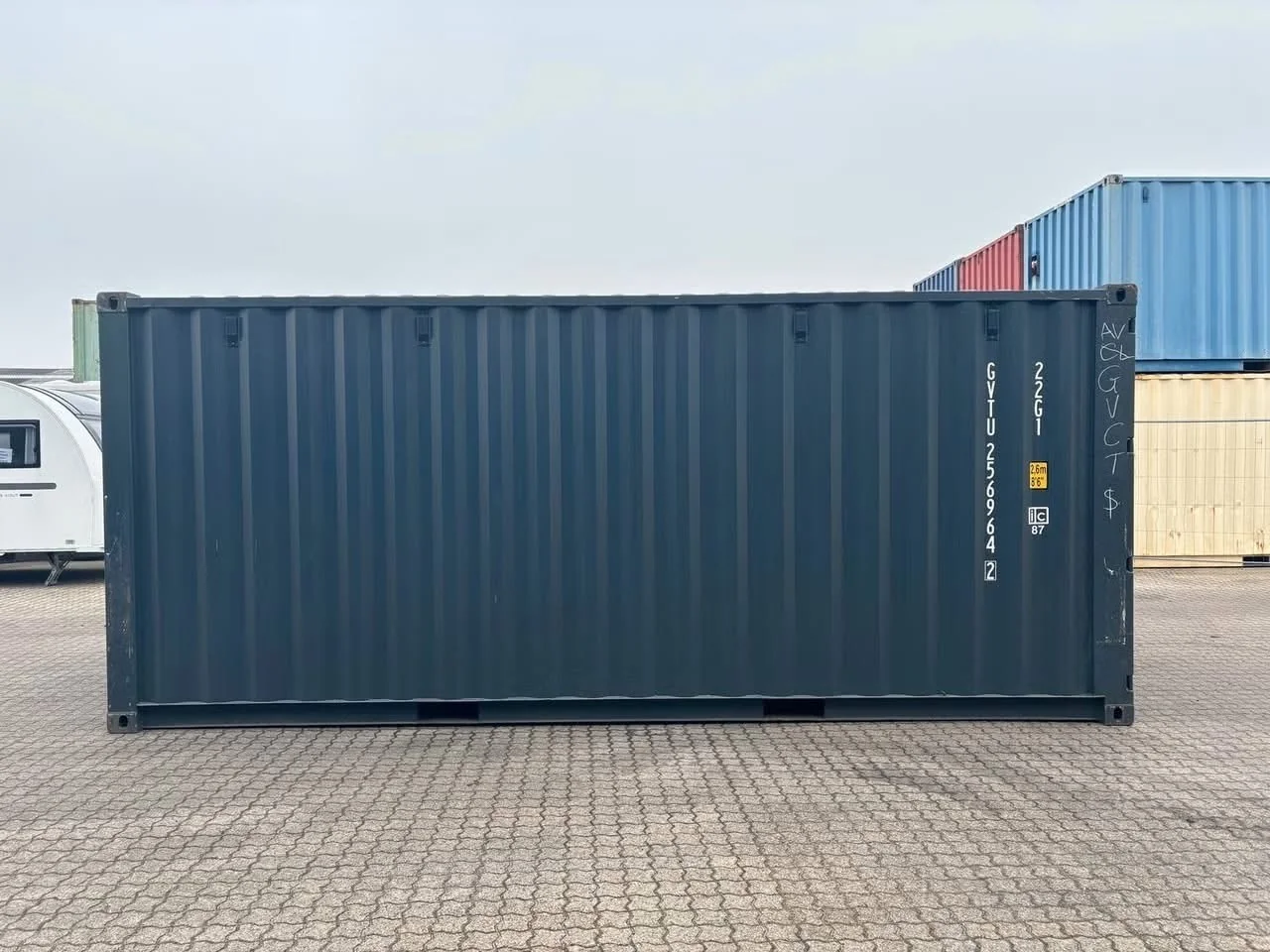 20 fods isoleret container vue laterale