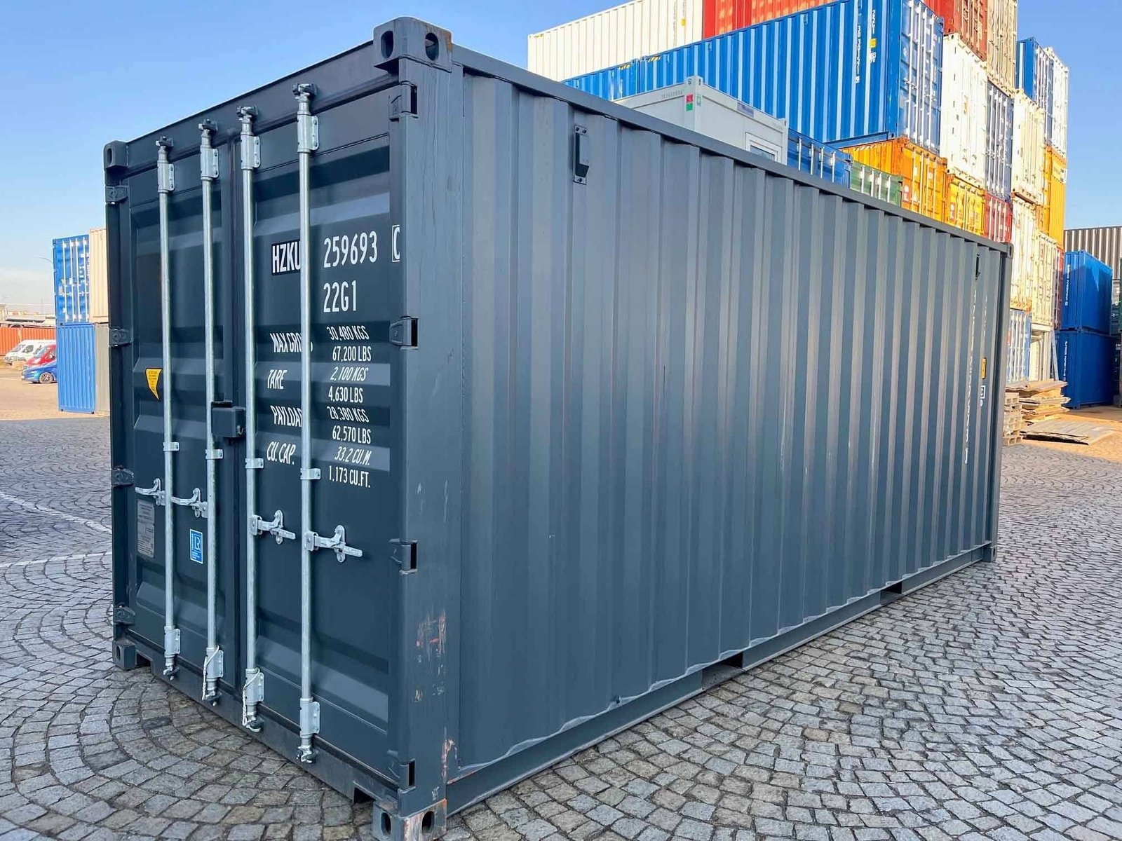 20 fods container vue 3/4