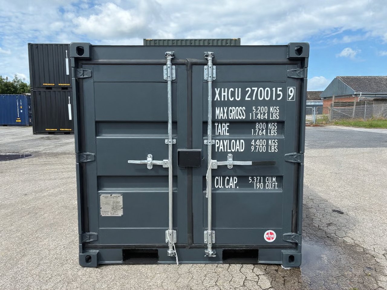 6 fods container front