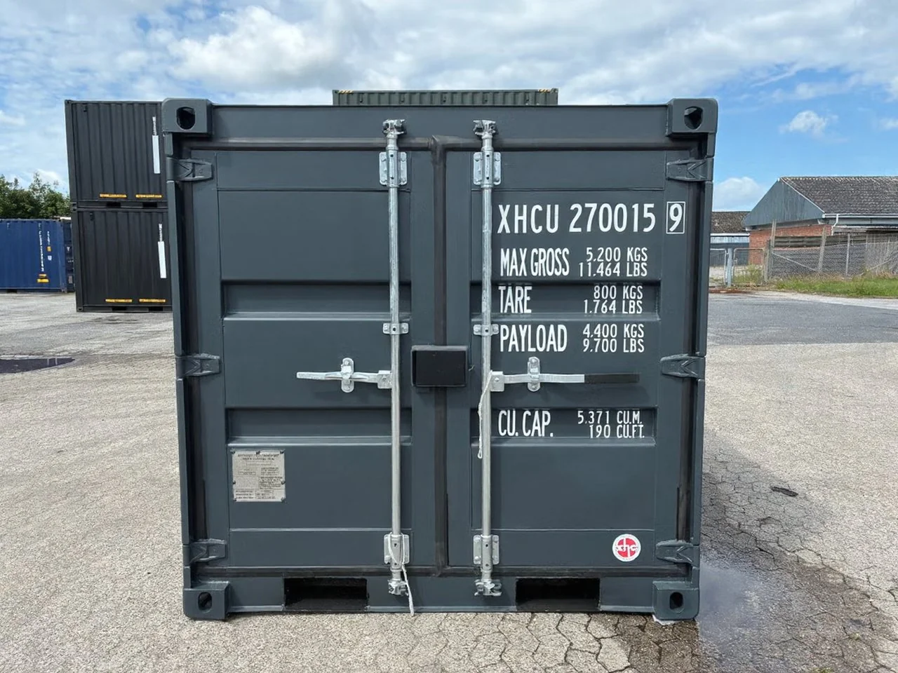 6 fods container front