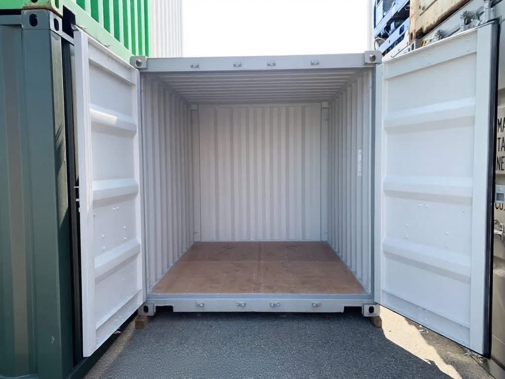 10 fods container porte ouverte