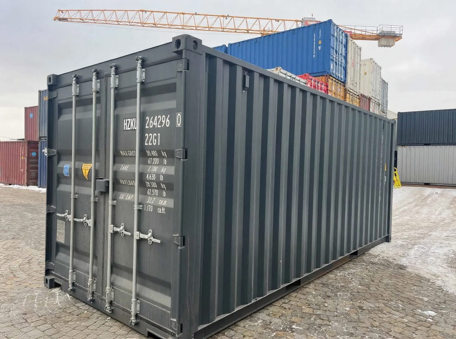 20 fods container vue 3/4