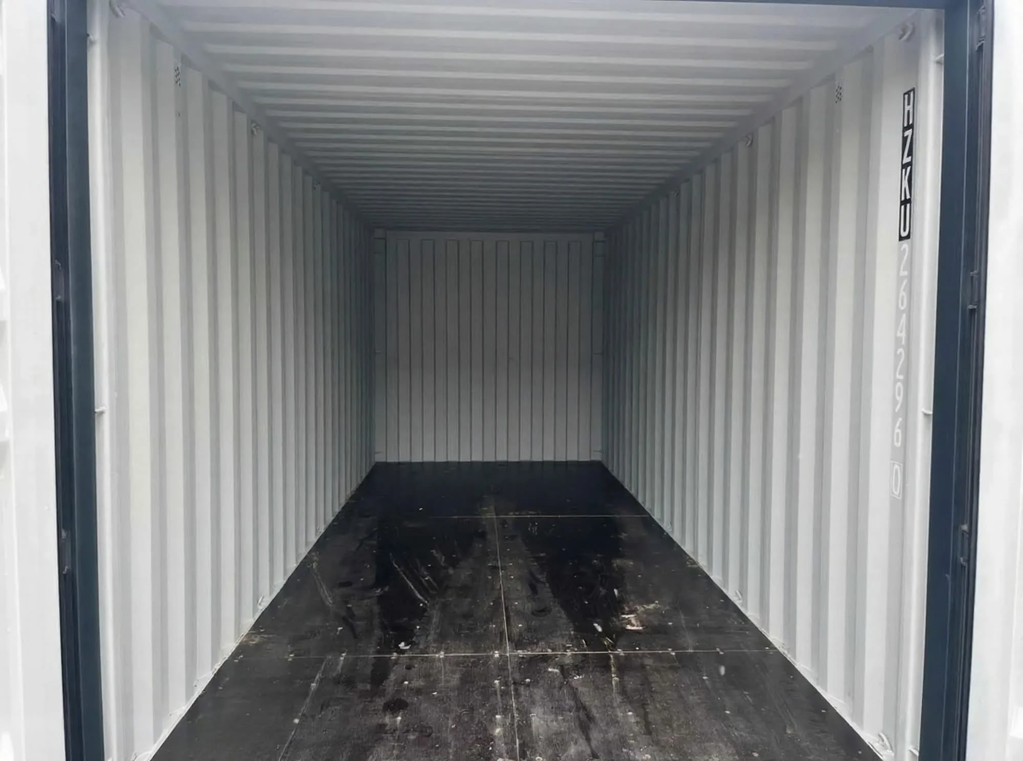 20 fods container interieur