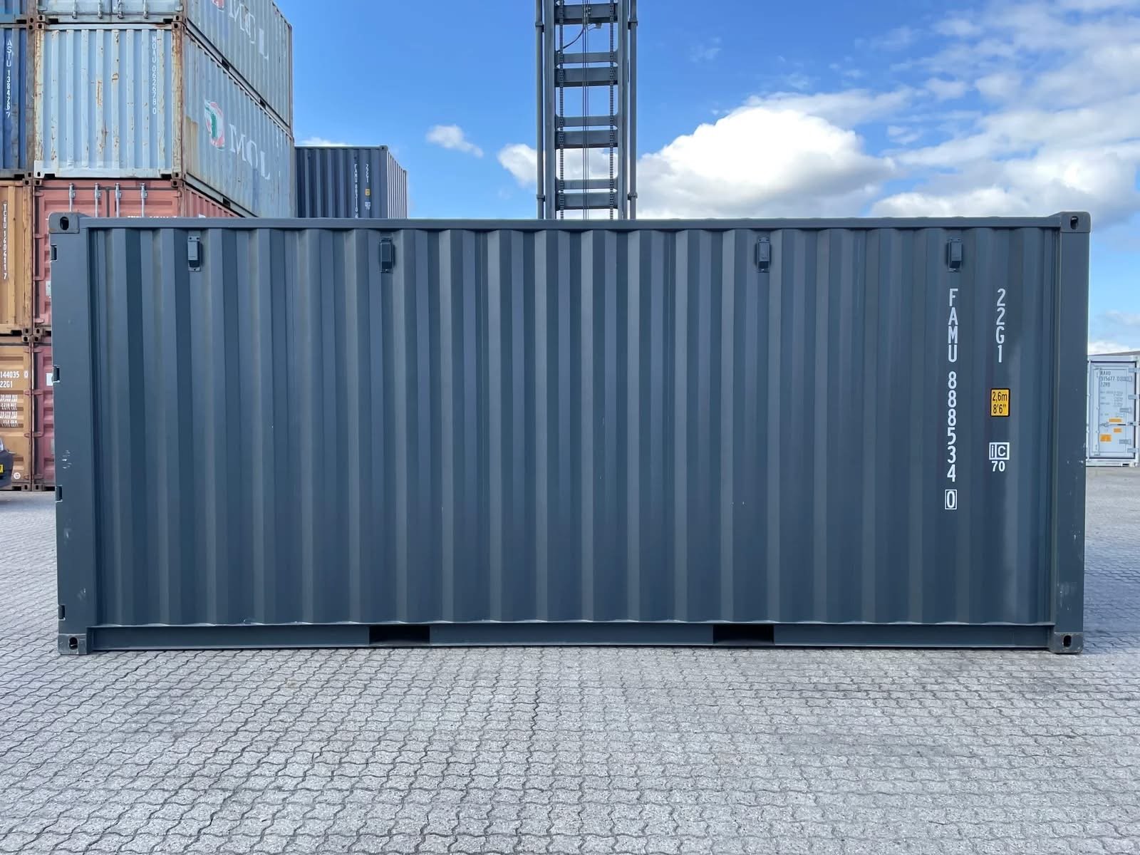 20 fods container vue laterale