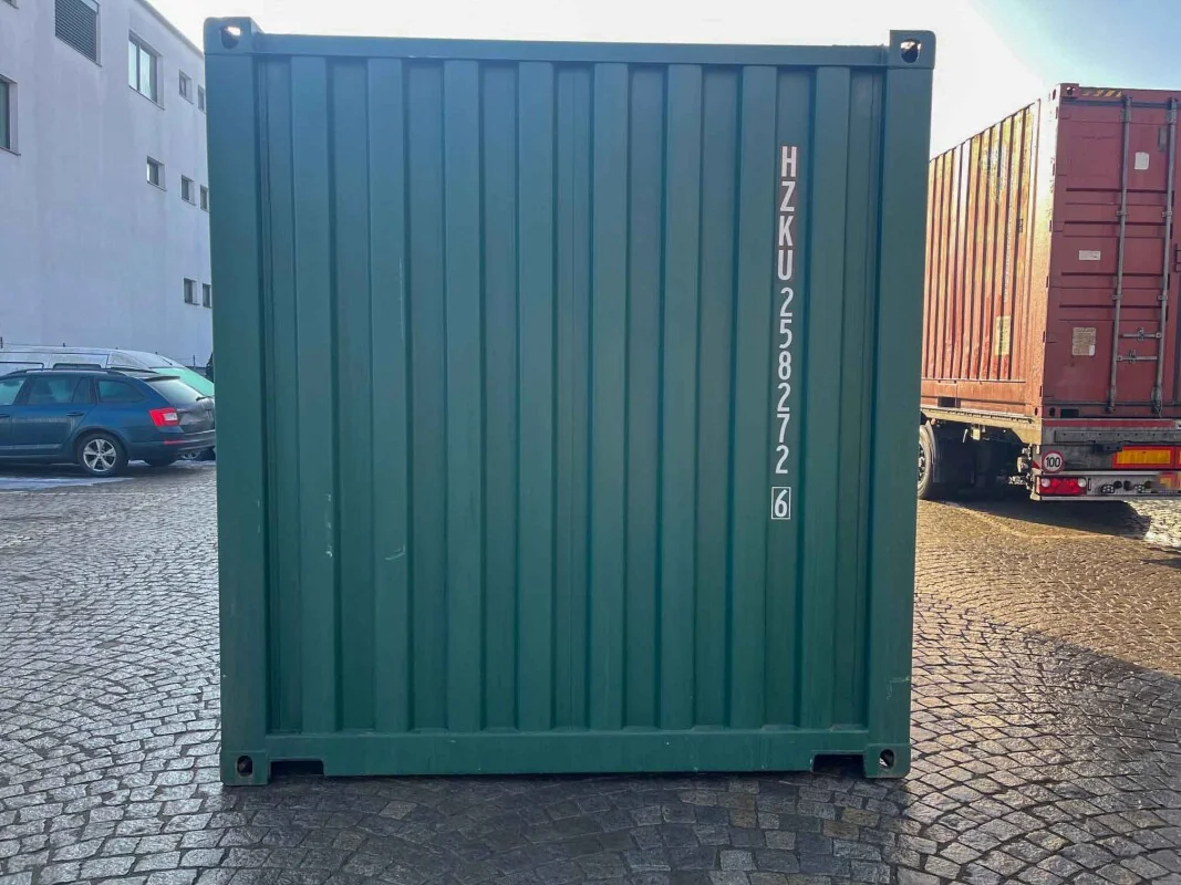 20 fods container groen front2