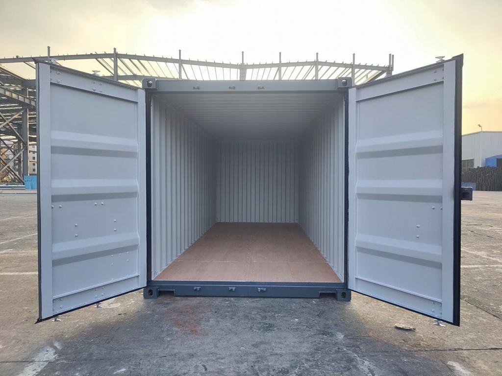 20 fods container sort RAL9005 side